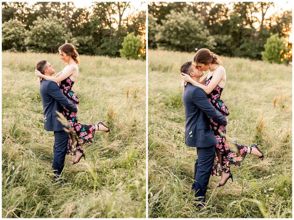 guy-lifting-girl-and-kissing-engagement-photo